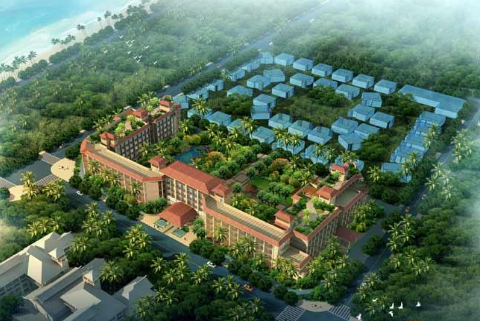祝賀我司簽訂海馬金盤花園室外泳池、兒童池、水景等水處理項目工程